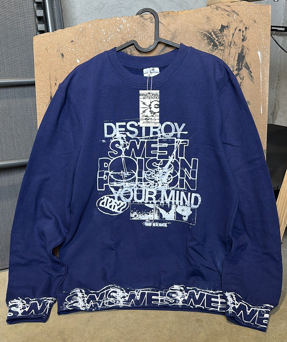 ‘MIND’ Blue Sweatshirt