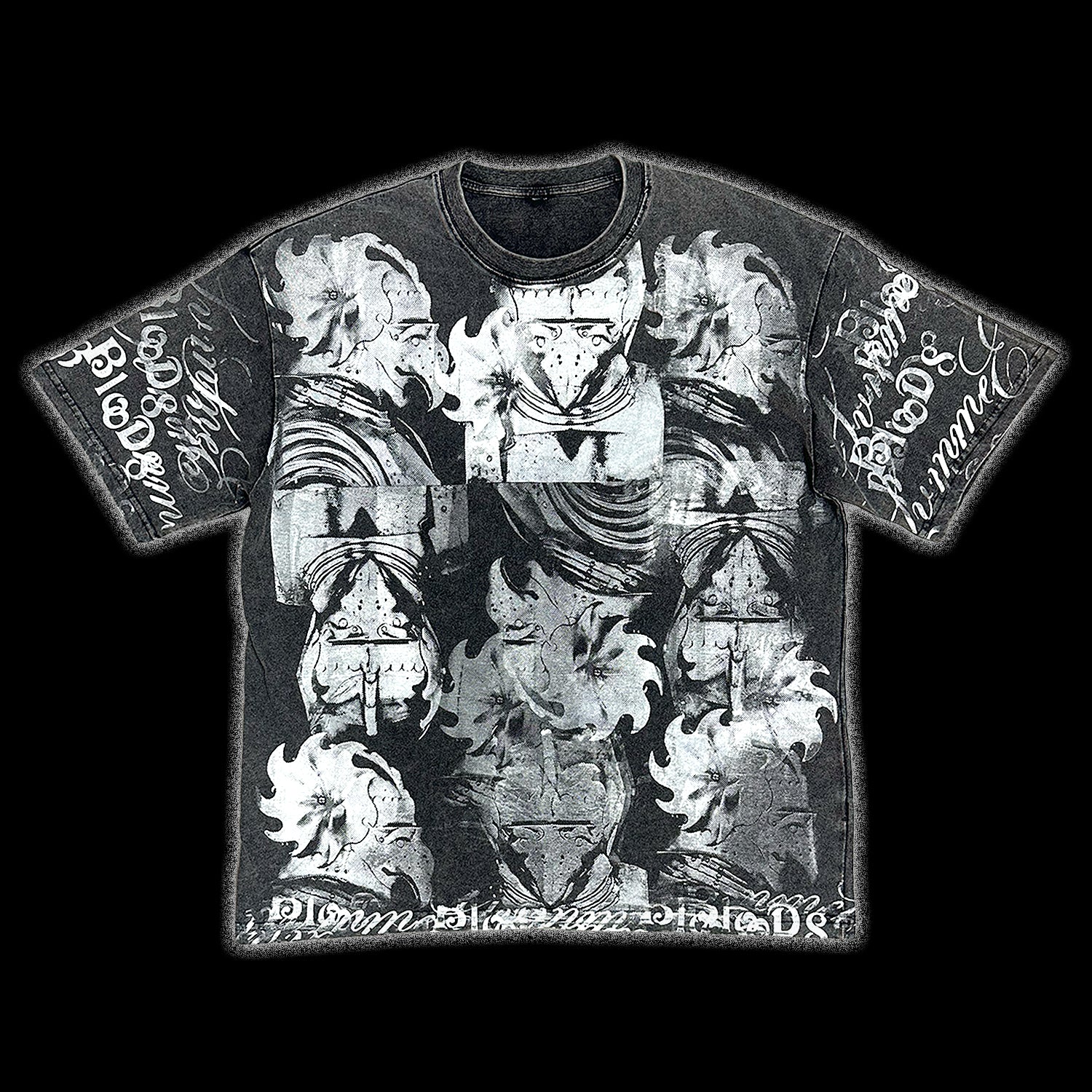 'BLOOD9' Grey T-Shirt