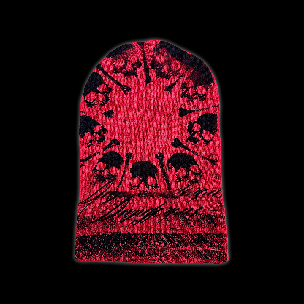 'DANGEROUS' Red Beanie