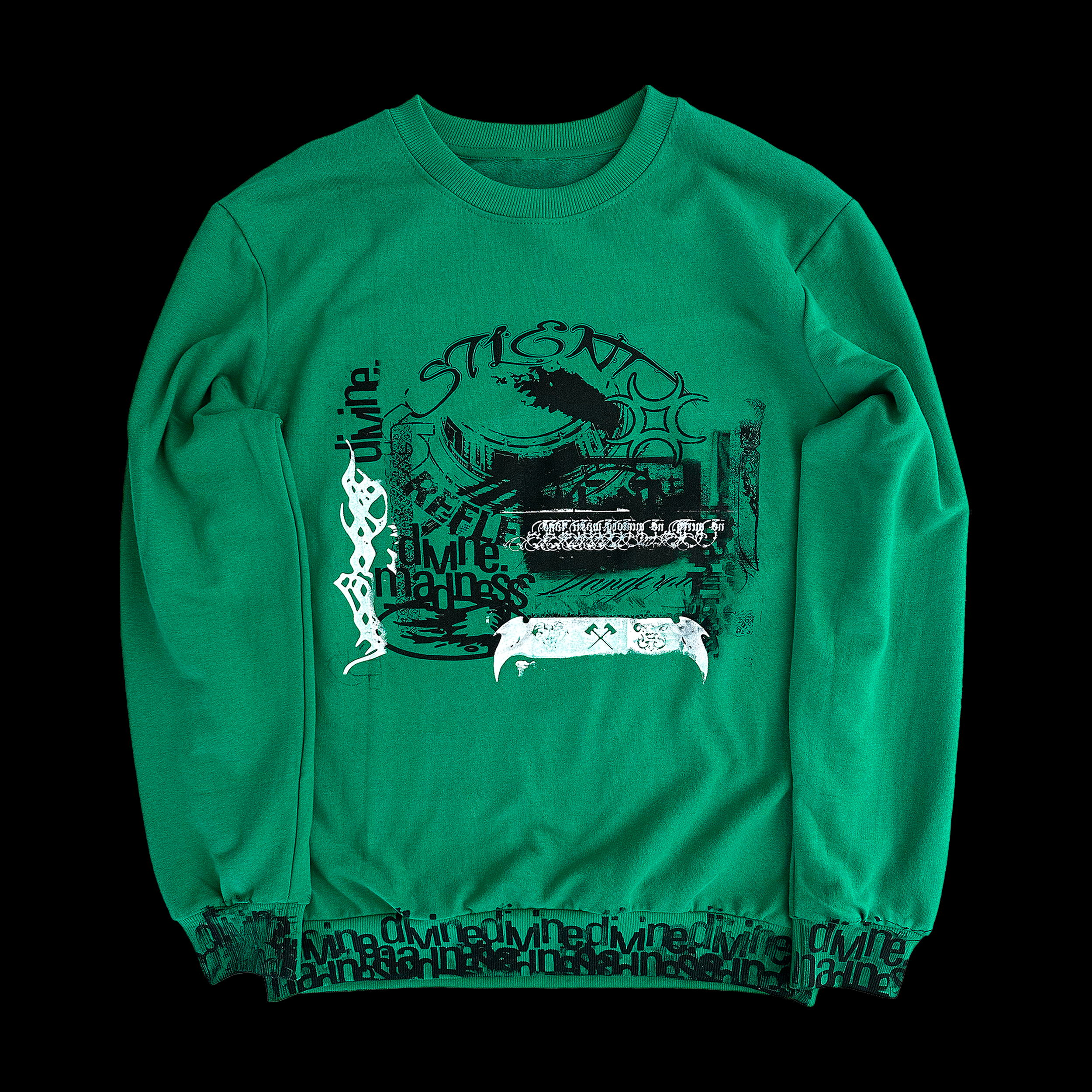 [NEW] 'DIVINE' Green Sweatshirt