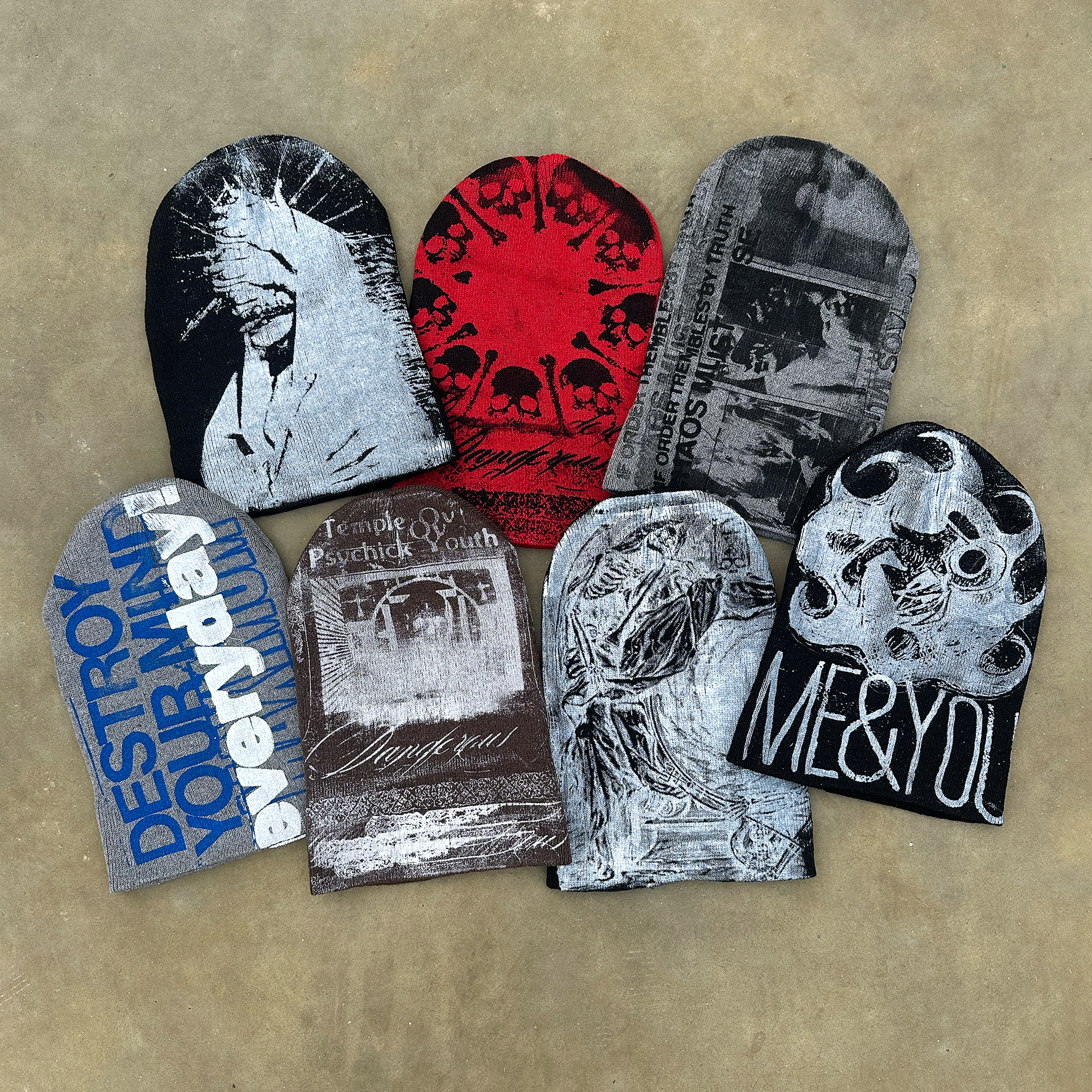 'DANGEROUS' Red Beanie